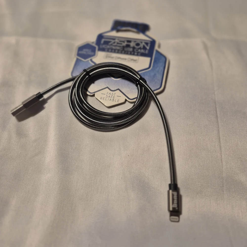 Gray Charging Cable New For Iphone Ipad Or Ipod